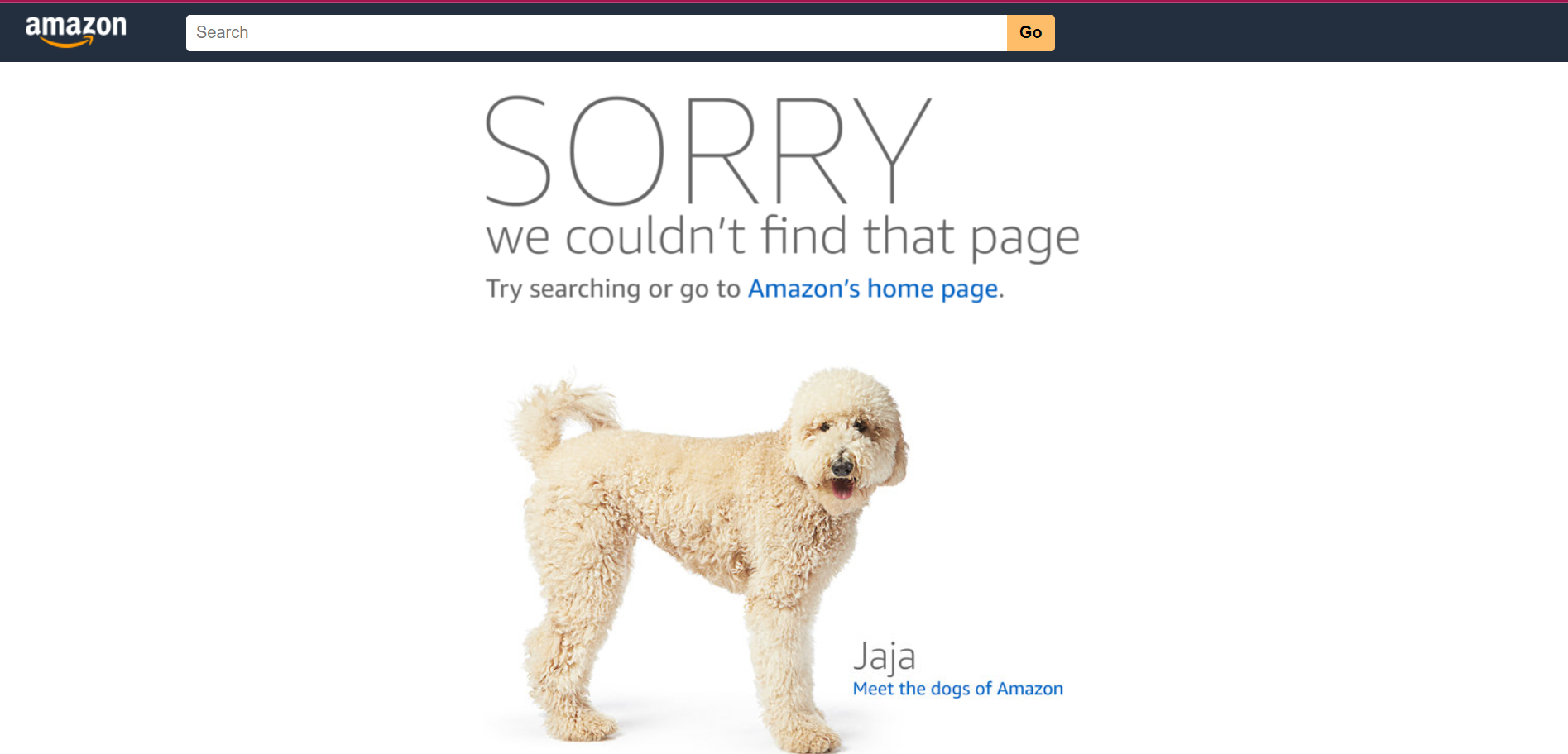 Halaman 404 Amazon